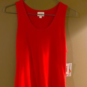 NWT LuLaRoe Red Tank Top Size Small